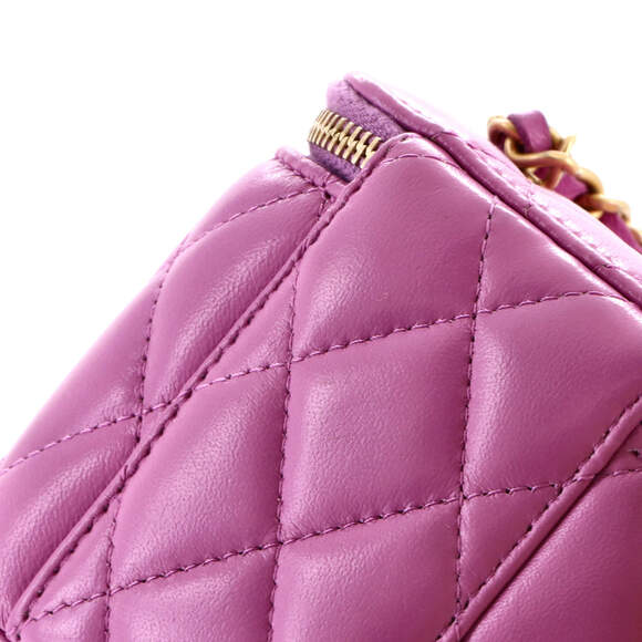 Chanel Mini Pearl Crush Vanity Case with Chain Quilted Lambskin - Picture 7 of 7